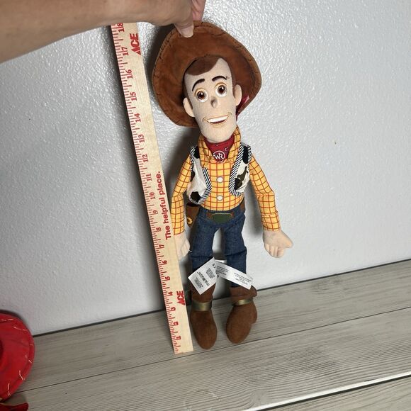 Disney Pixar Toy Story “Woody & Jessie” Plush Dolls Set Cowboy Cowgirl Stuffed - Picture 2 of 8